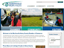 Tablet Screenshot of martinsville.com